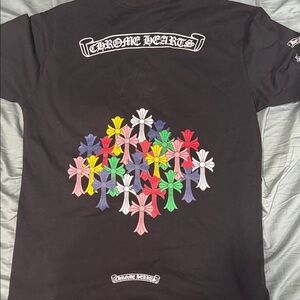 Chrome Hearts multi color cross Tee